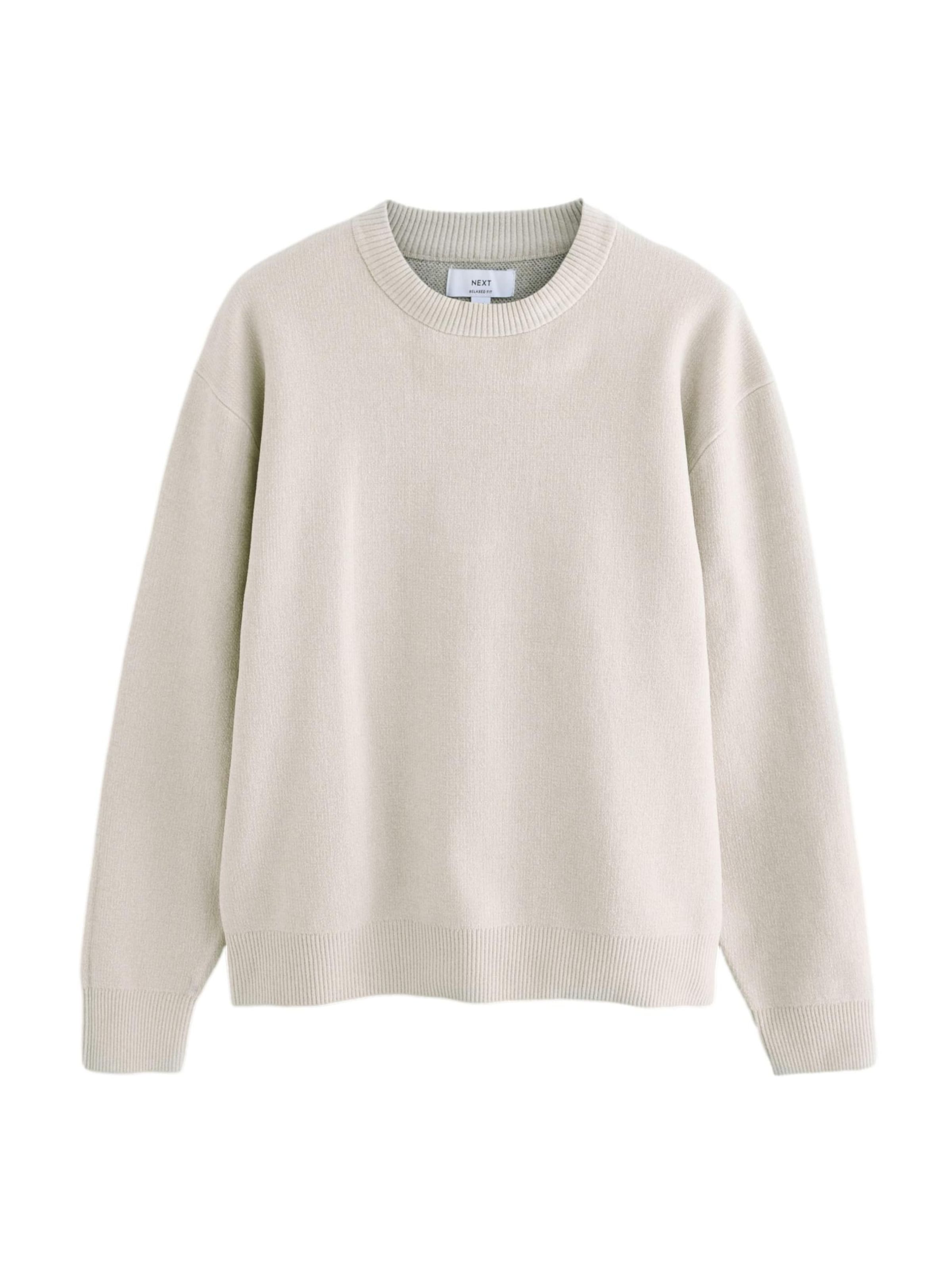Next Pullover in M in hellgrau, Produktansicht