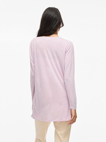 VILA Cardigan i pink