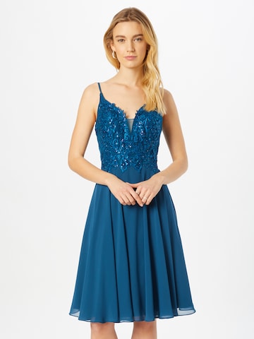 mascara Cocktail dress in Blue: front