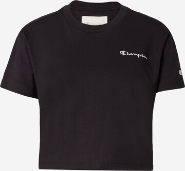 T-shirt Champion Authentic Athletic Apparel en noir : devant