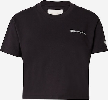 Champion Authentic Athletic Apparel T-Shirt in Schwarz: predná strana