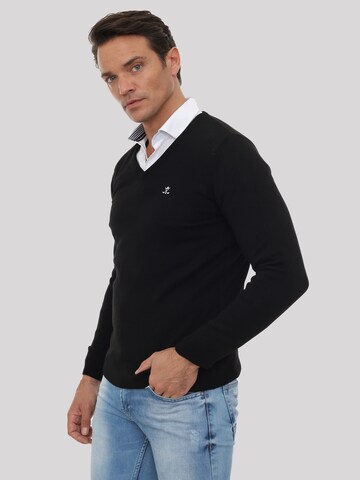 Sir Raymond Tailor Sweater 'Erky' in Black