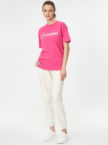 Superdry Shirt in Pink