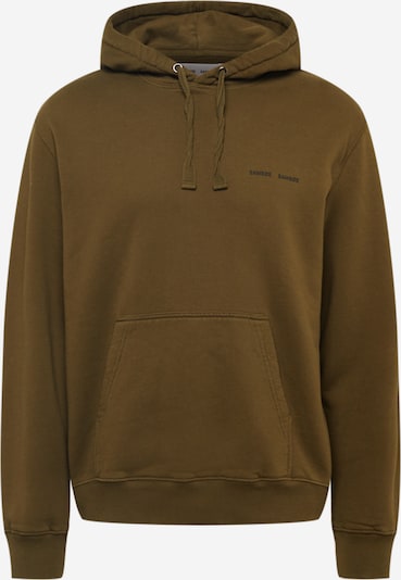 Samsøe Samsøe Sweatshirt 'Norsbro' in oliv / schwarz, Produktansicht