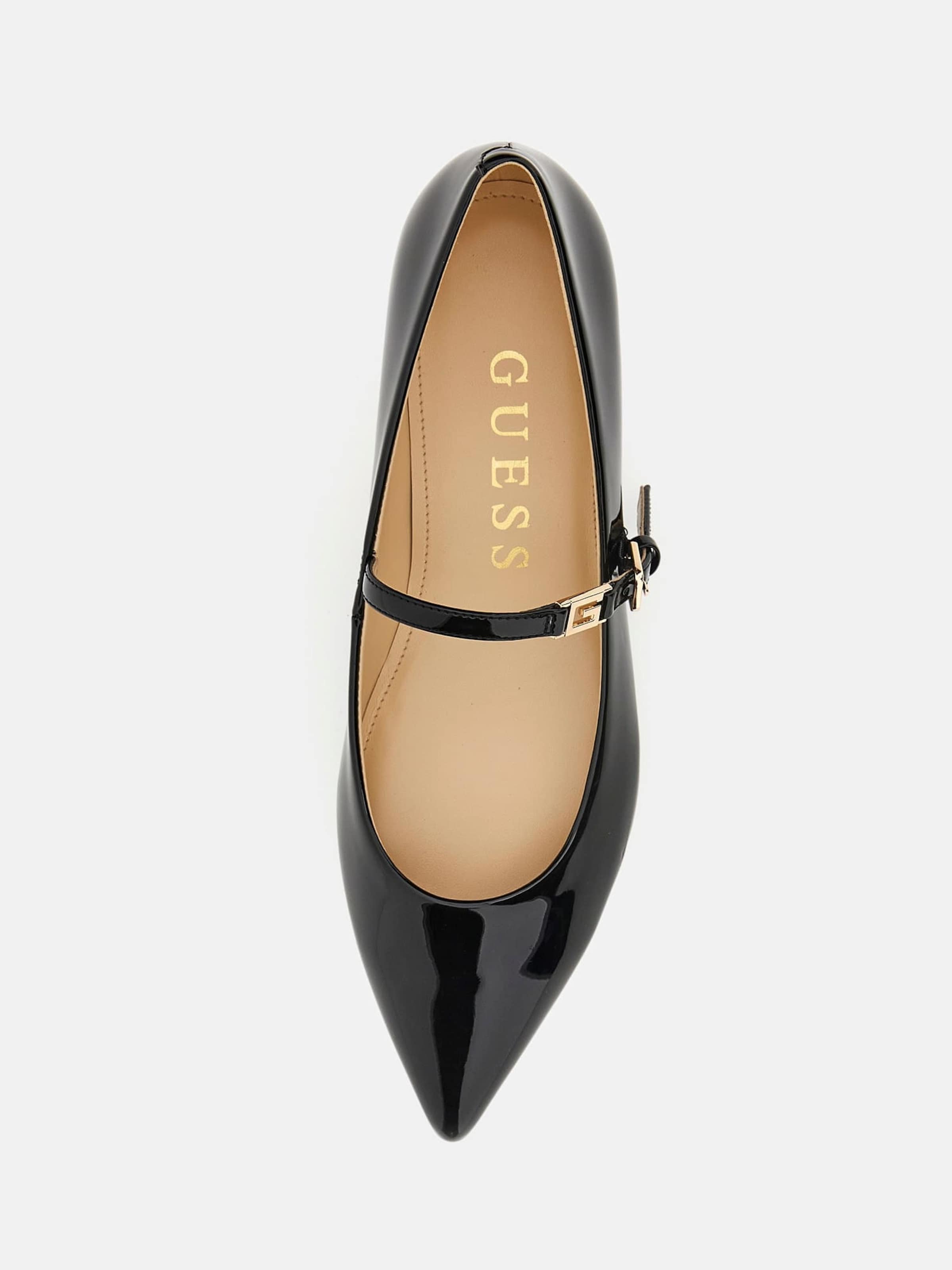 GUESS Ballet Flats Dannel in Black ABOUT YOU