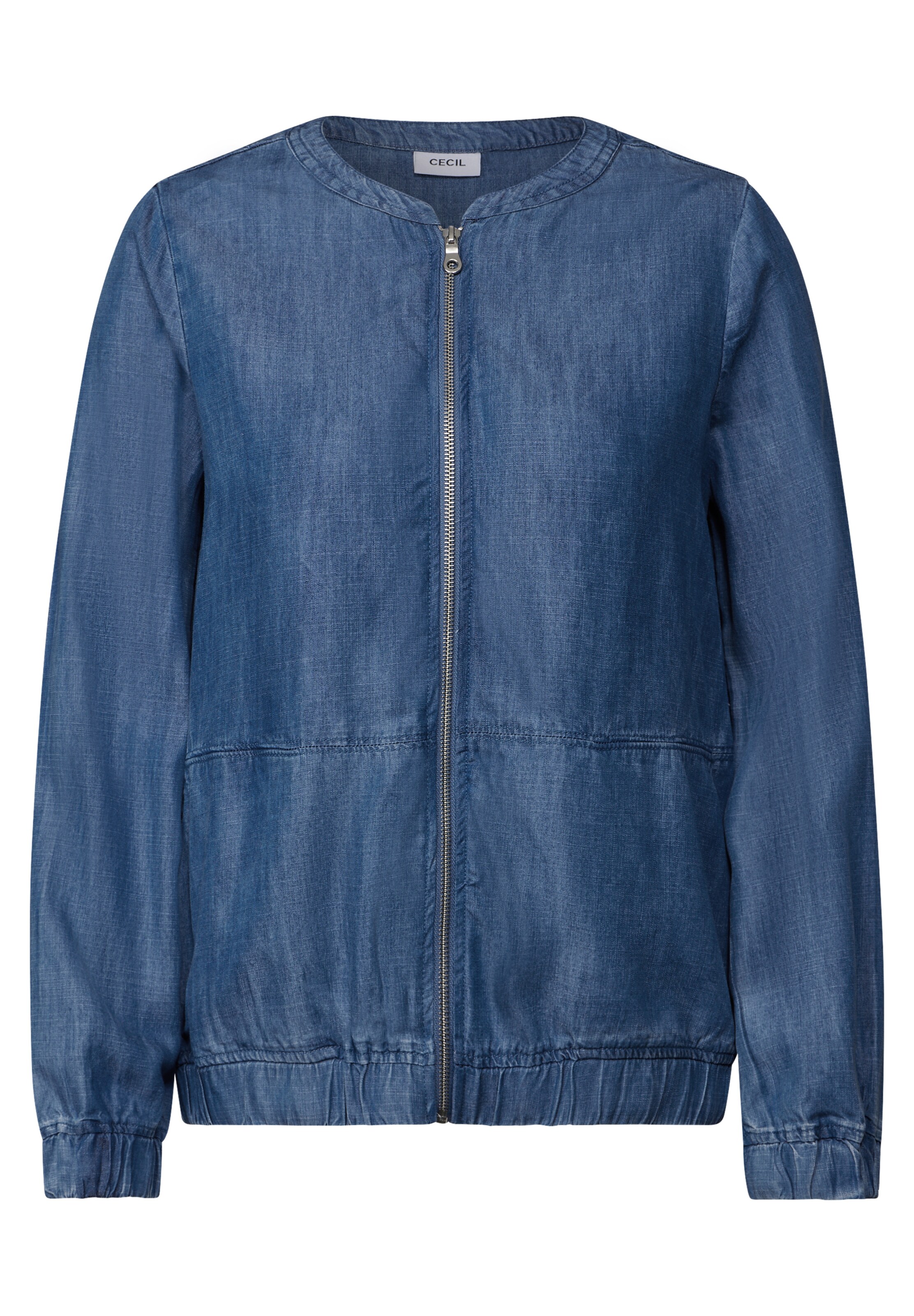 CECIL Between-Season Jacket in Blue: front