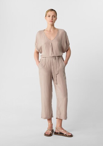 COMMA Regular Broek in Beige: voorkant