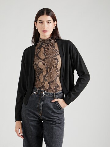 ABOUT YOU Knit Cardigan in Black: front