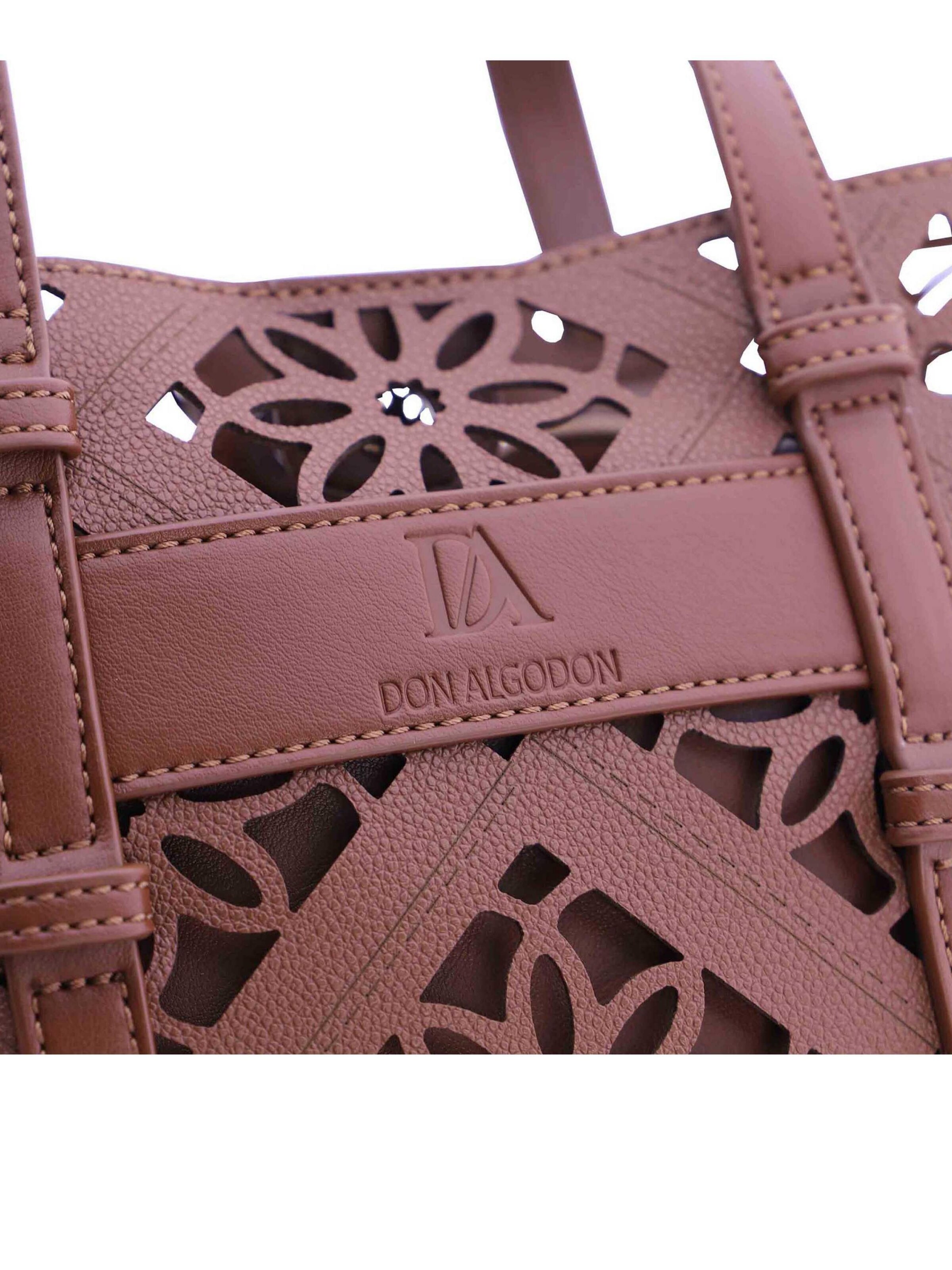 Don Algodon - Bolso de mano 'Irisa' en marrón