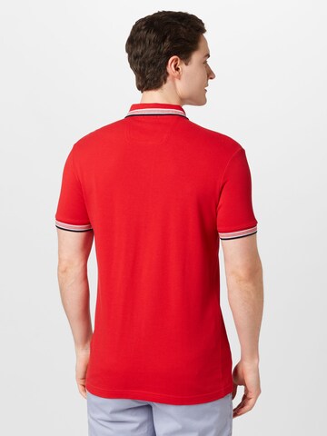 BOSS Green - Camisa 'Paddy' em vermelho