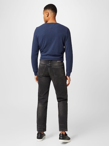 WEEKDAY جينز واسع جينز 'Space Seven Blue' بلون أسود