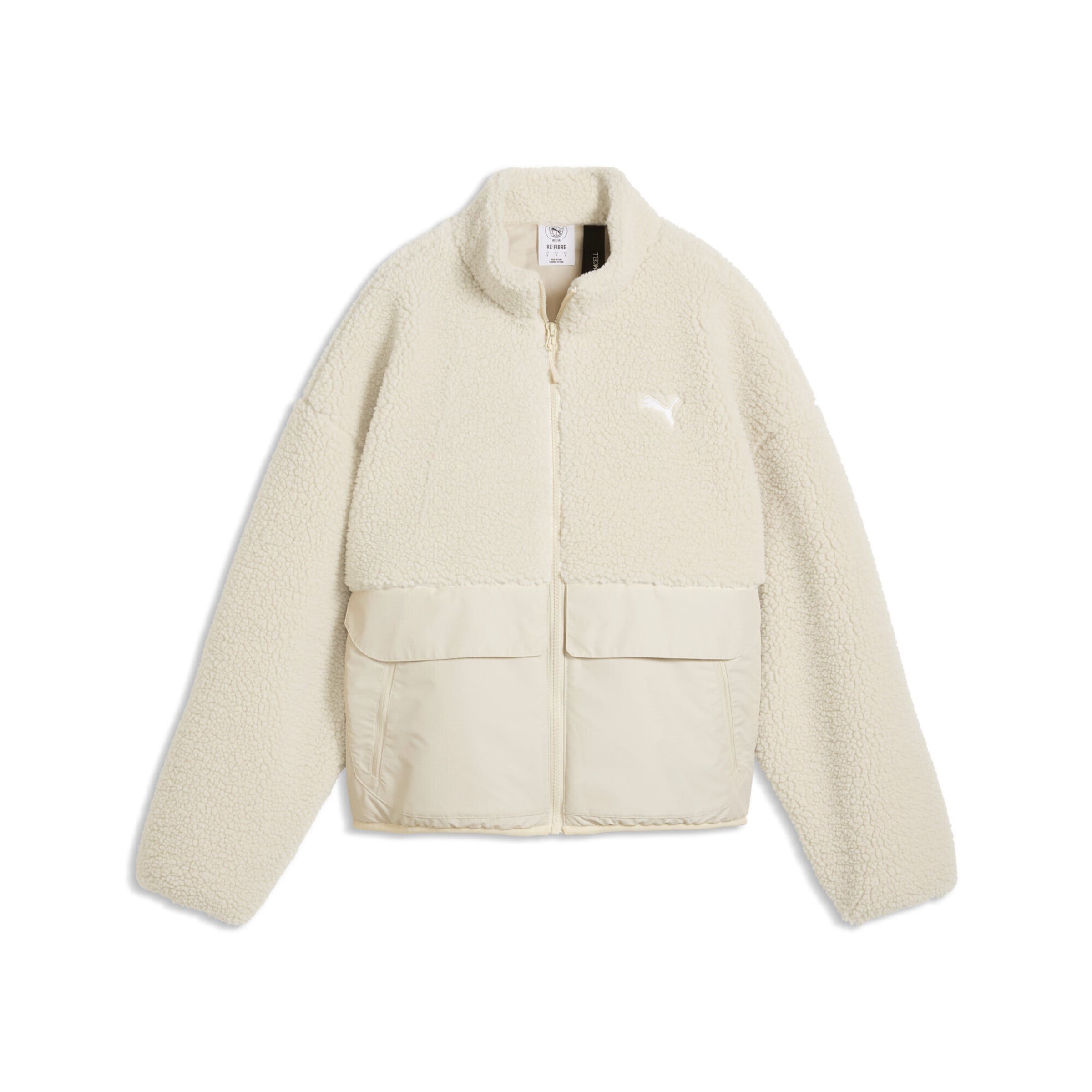PUMA Tussenjas in Wit: voorkant