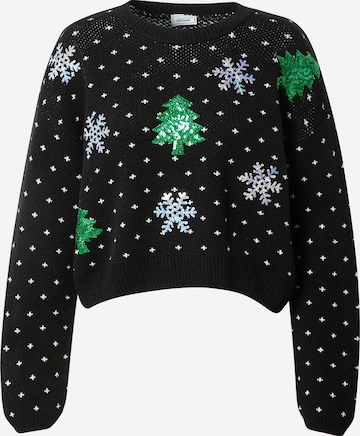 Pimkie Sweater 'SAPIN' in Black: front
