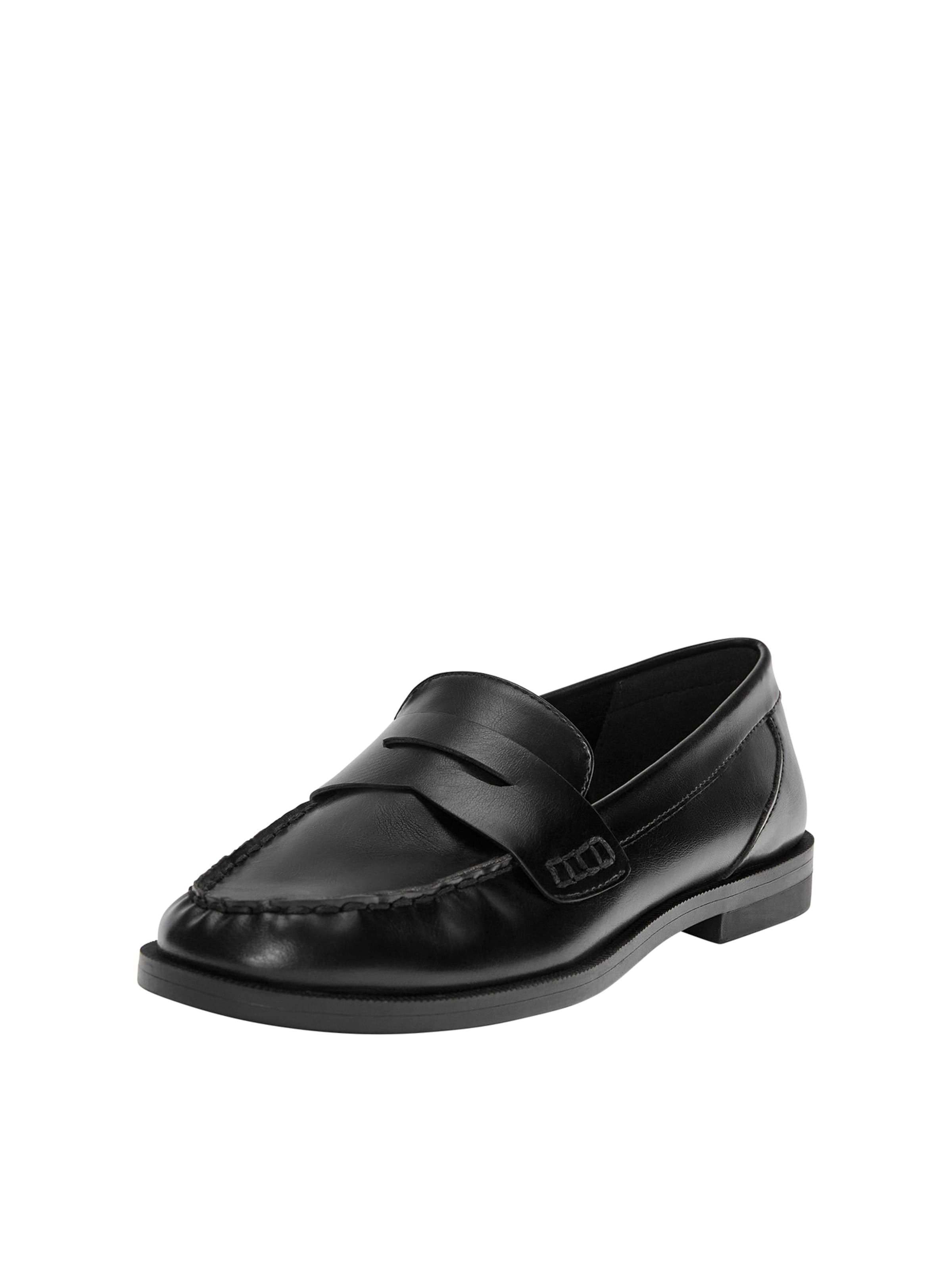 Pull&Bear Mokassin in Schwarz: Vorderseite