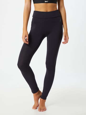 CURARE Yogawear Skinny Sportbroek in Blauw: voorkant