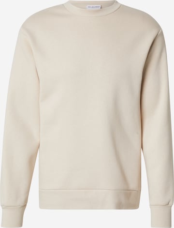 SELECTED Sweatshirt 'DAN' in Beige: Vorderseite