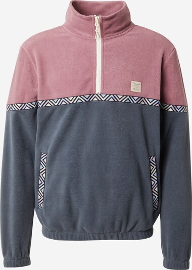 Iriedaily Sweatshirt 'Monte Noe' in hellblau / dunkelgrau / mauve / weiß, Produktansicht