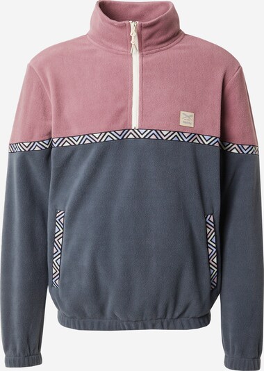 Iriedaily Sweat-shirt 'Monte Noe' en bleu clair / gris foncé / mauve / blanc, Vue avec produit