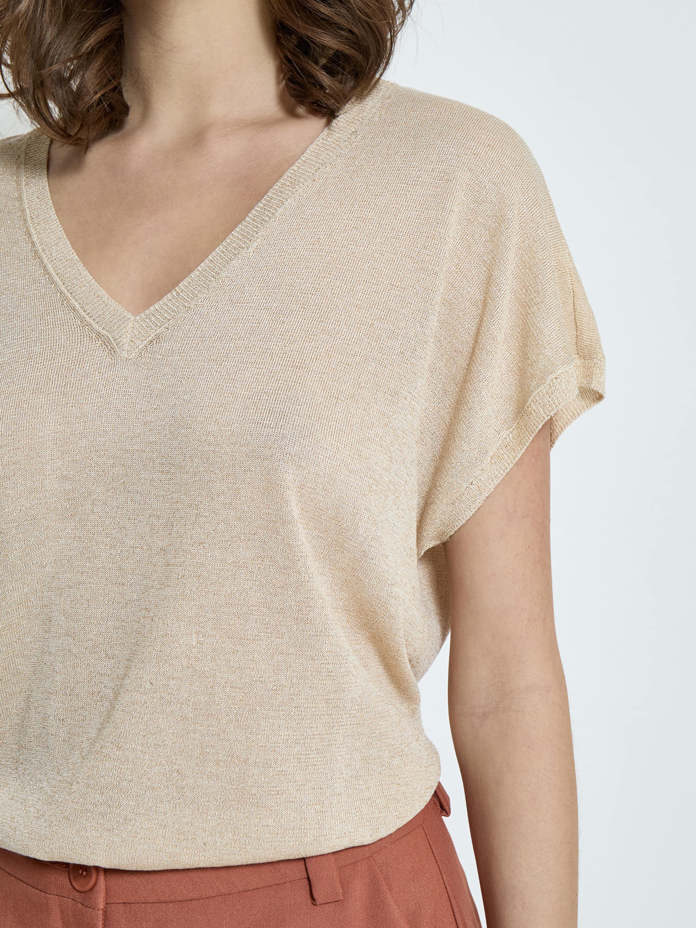 Haut 'Carlina' minus en beige