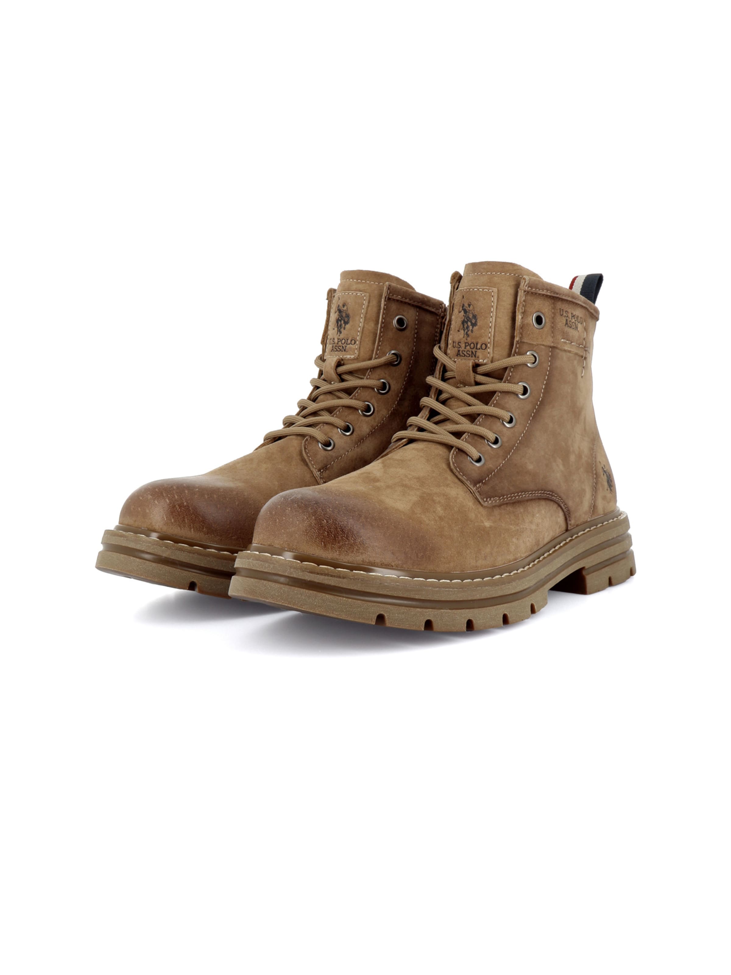 Bottines à lacets 'Berny' US POLO ASSN. en beige