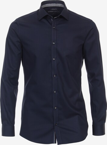 VENTI Business Shirt in Blue: front