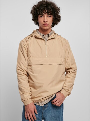 Urban Classics Between-season jacket in Beige: front