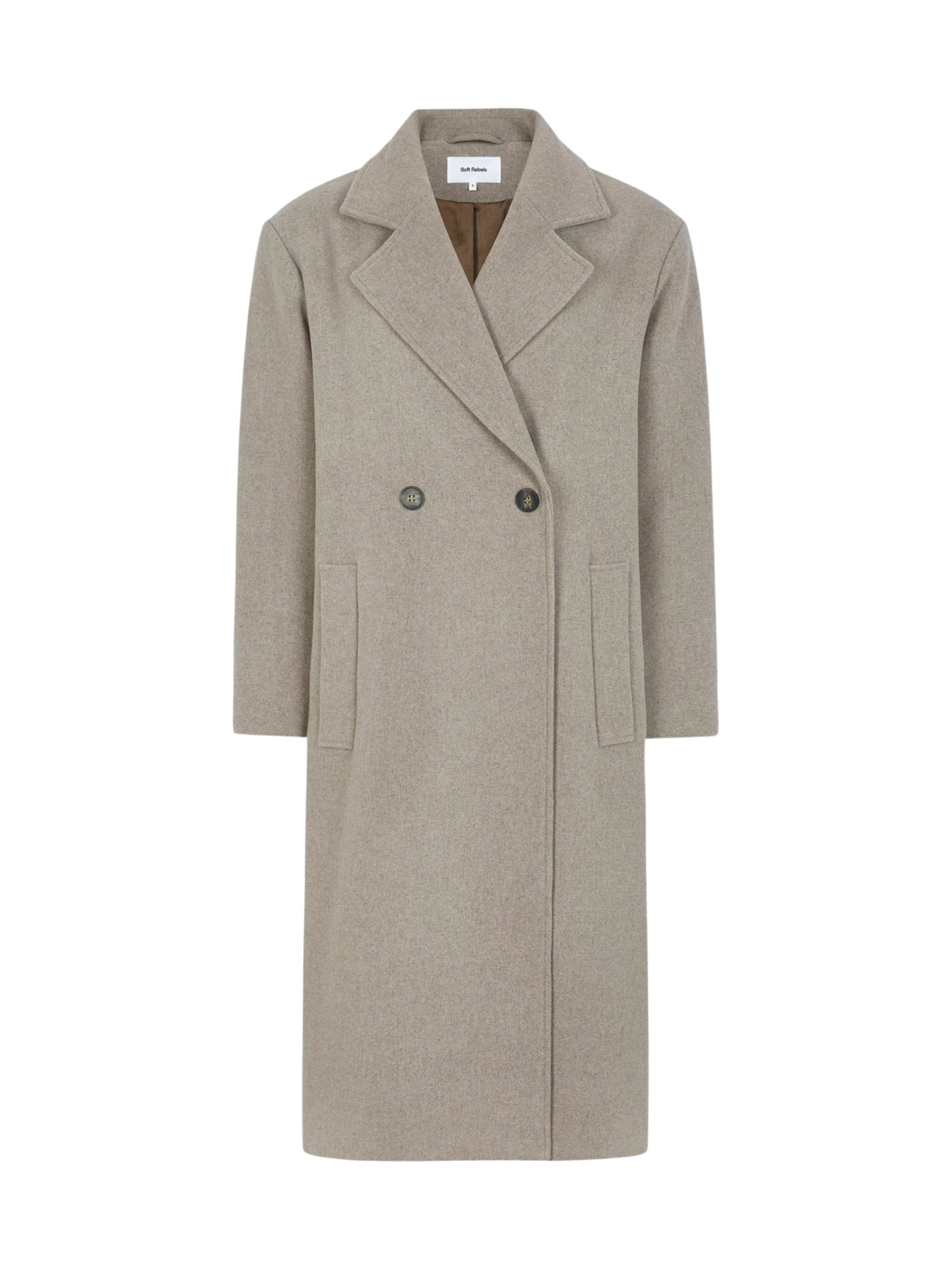 Cappotto di mezza stagione ' Wicki ' di Soft Rebels in marrone: frontale