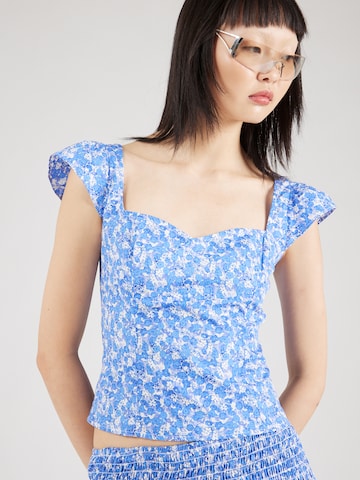 GLAMOROUS Bluse in Blau