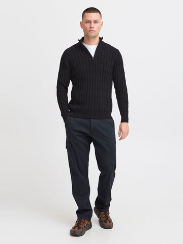 INDICODE JEANS Sweater 'Ricardo' in Black