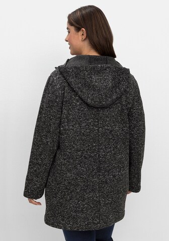 SHEEGO Fleecejacke in Schwarz