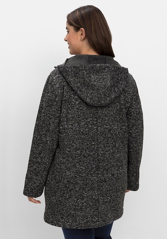 SHEEGO Fleece jas in Zwart