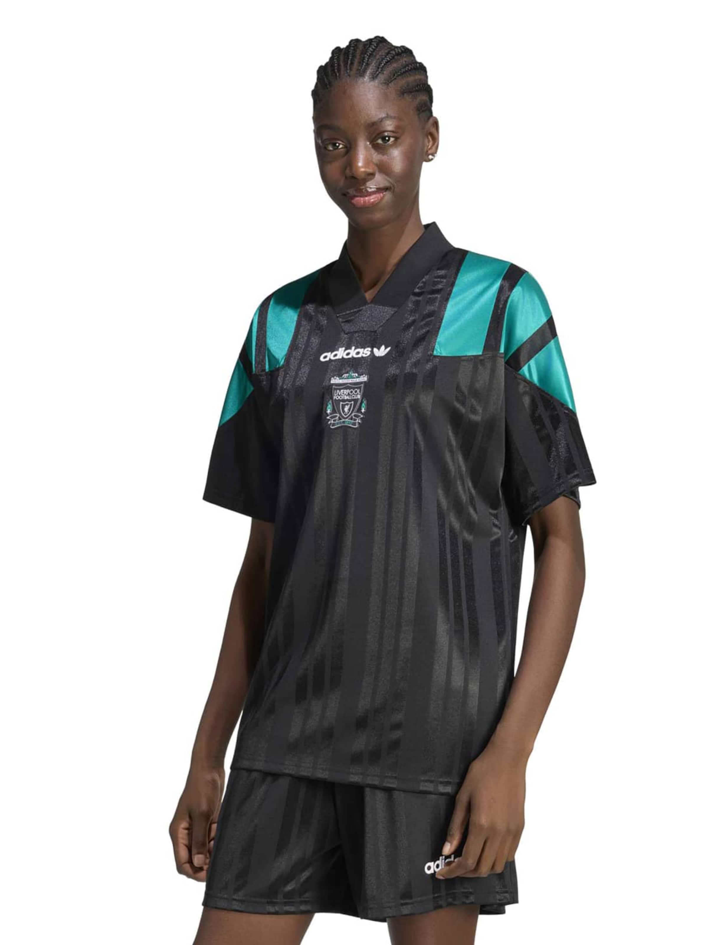 ADIDAS PERFORMANCE - Camiseta de fútbol 'Liverpool FC EQT' en negro: frente