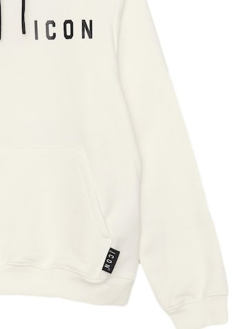 ICON Sweatshirt 'BACK SPLASH' in Weiß