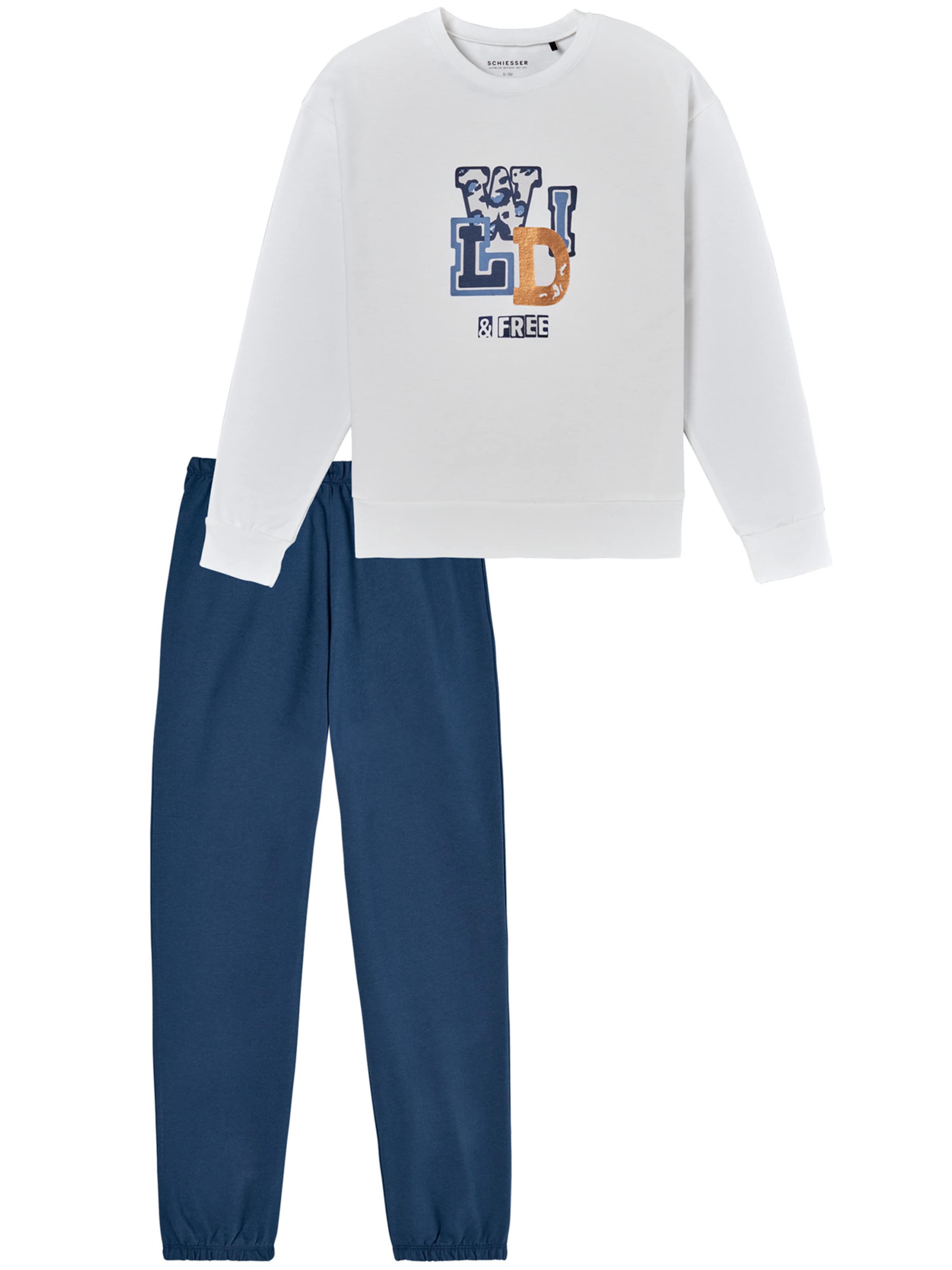 SCHIESSER Pajamas in Mixed colours: front