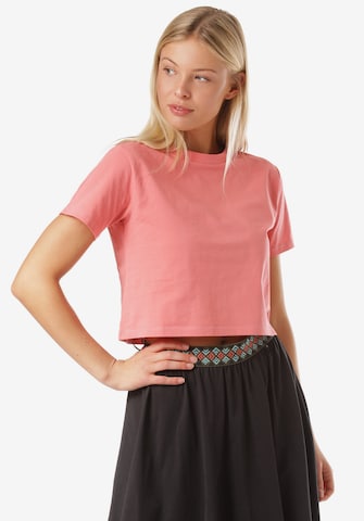 Lakeville Mountain T-Shirt 'Lamu' in Pink: predná strana