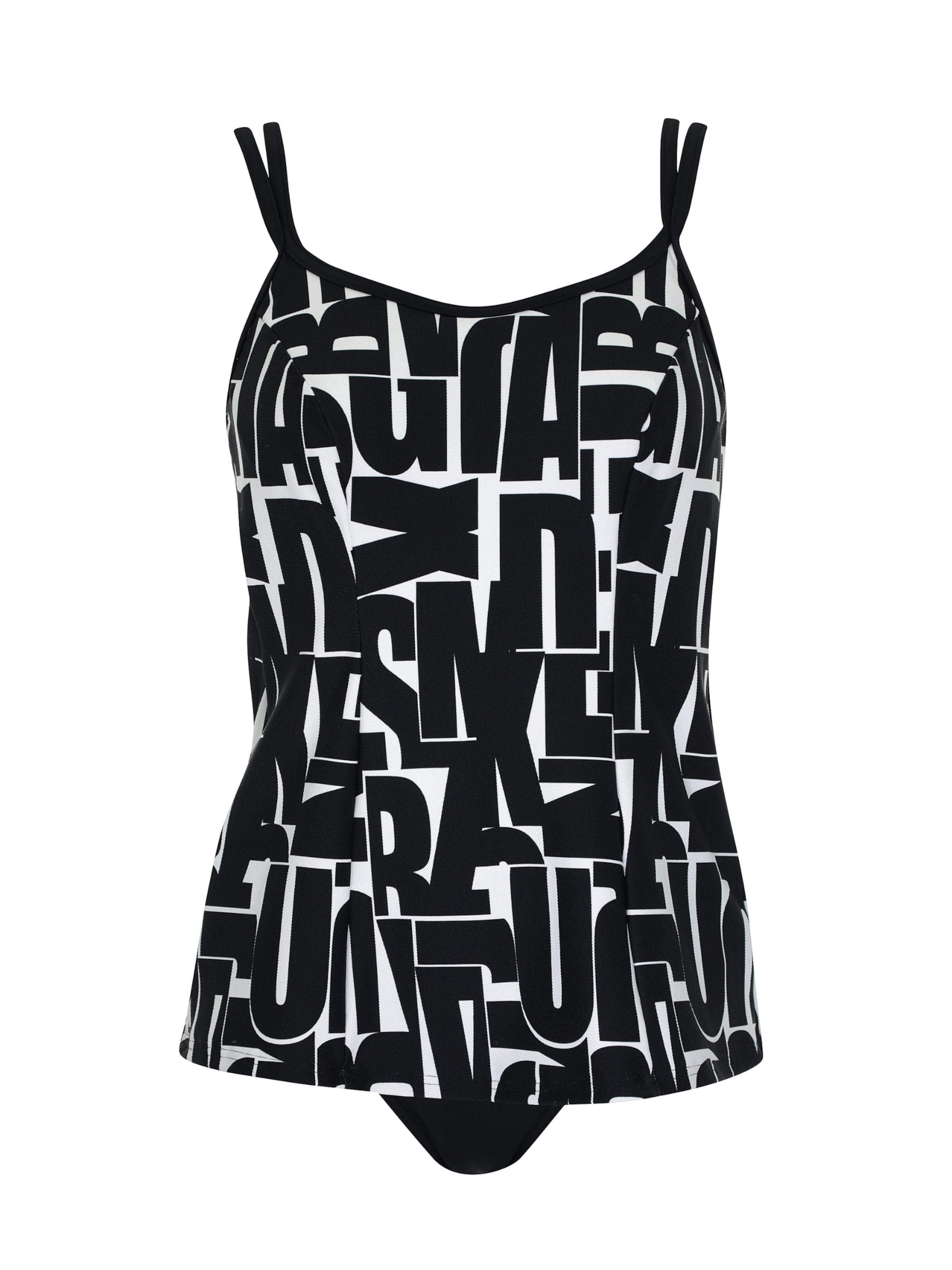 Tankini OLYMPIA en noir : devant