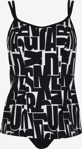 Tankini OLYMPIA en noir : devant