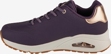 SKECHERS Sneaker low 'Skechers Uno-Shimmer Away' in Lila: Vorderseite