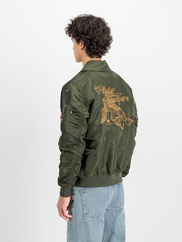 Veste mi-saison 'Flying Tigers' ALPHA INDUSTRIES en vert : devant