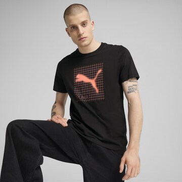 PUMA T-Shirt 'Pumatech' in Schwarz