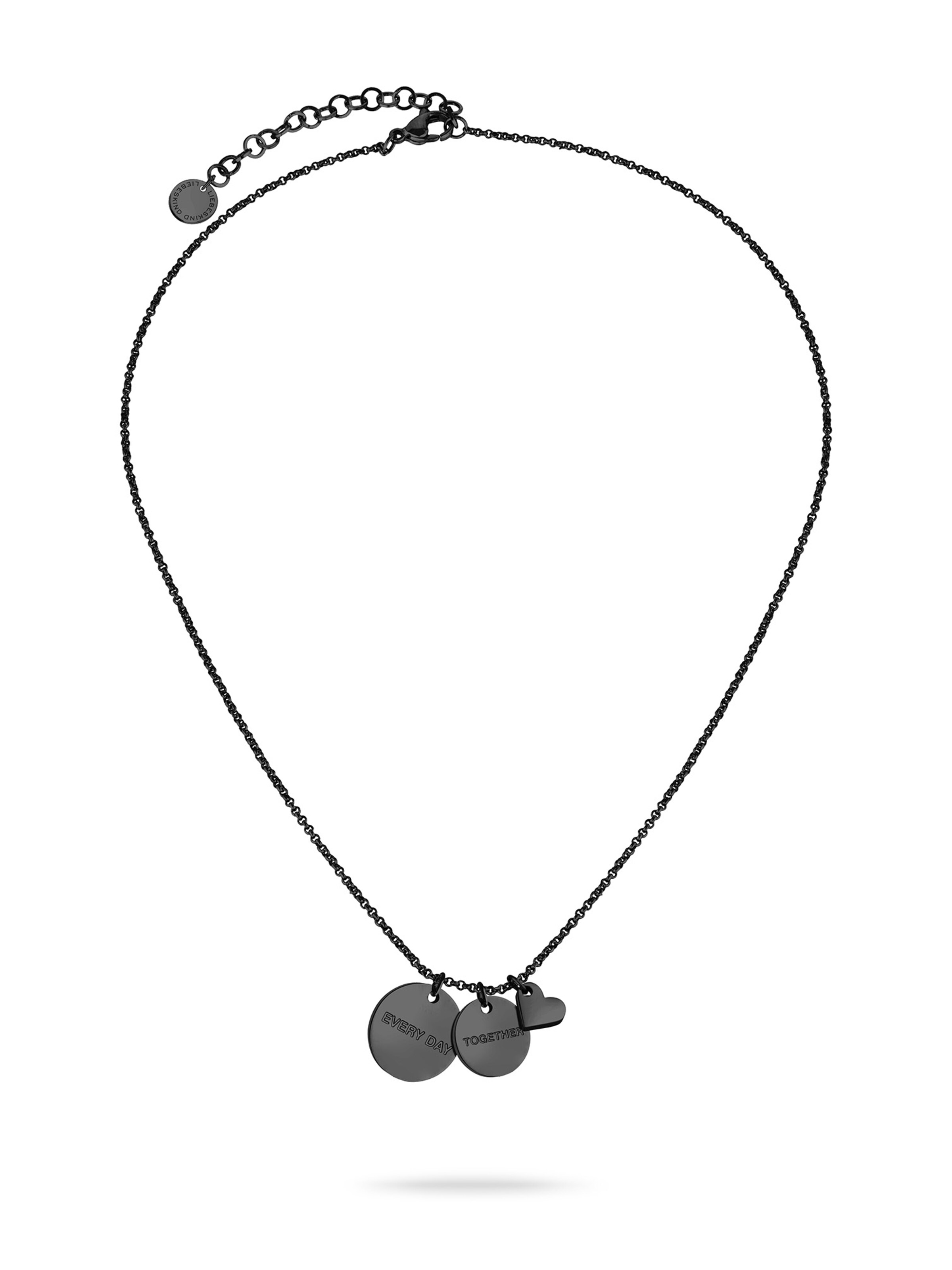 Liebeskind Berlin Kette in Schwarz: Vorderseite