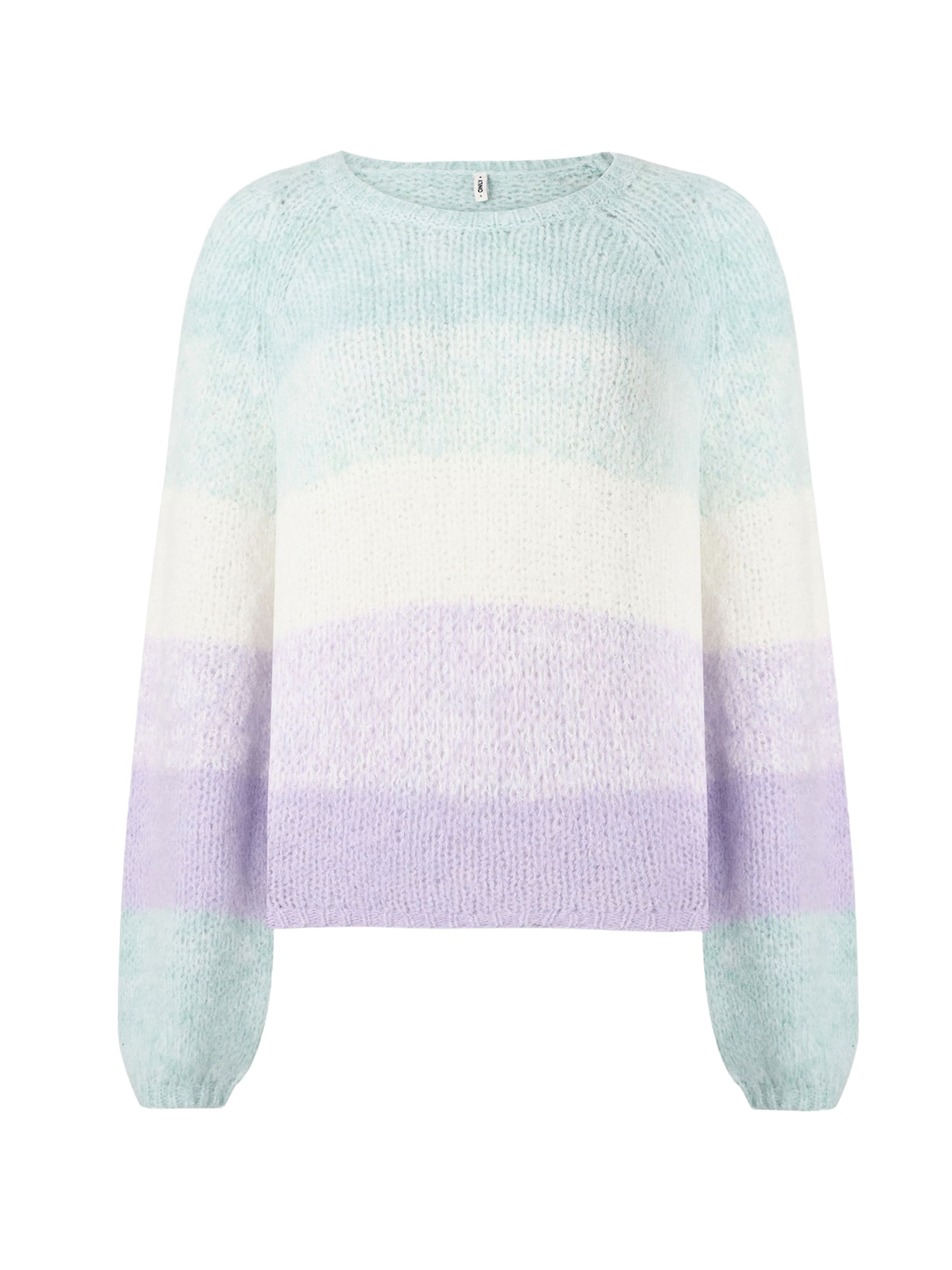 ONLY Sweater 'ONLMISTY' in Mint / Lilac / Pastel purple / White, Item view