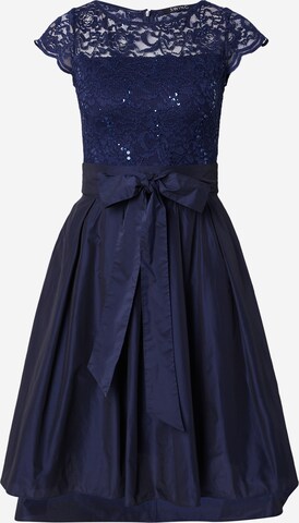 SWING - Vestido de gala en azul: frente