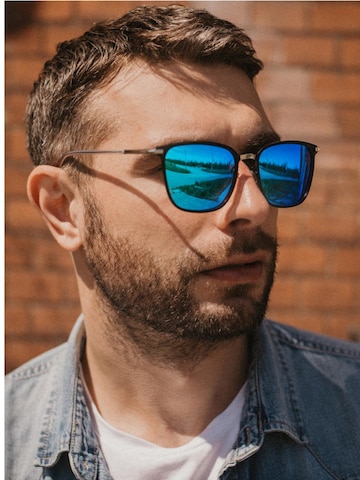 VEYREY Sonnenbrille 'Tickles'‌‌‌‌ in Silber: Vorderseite