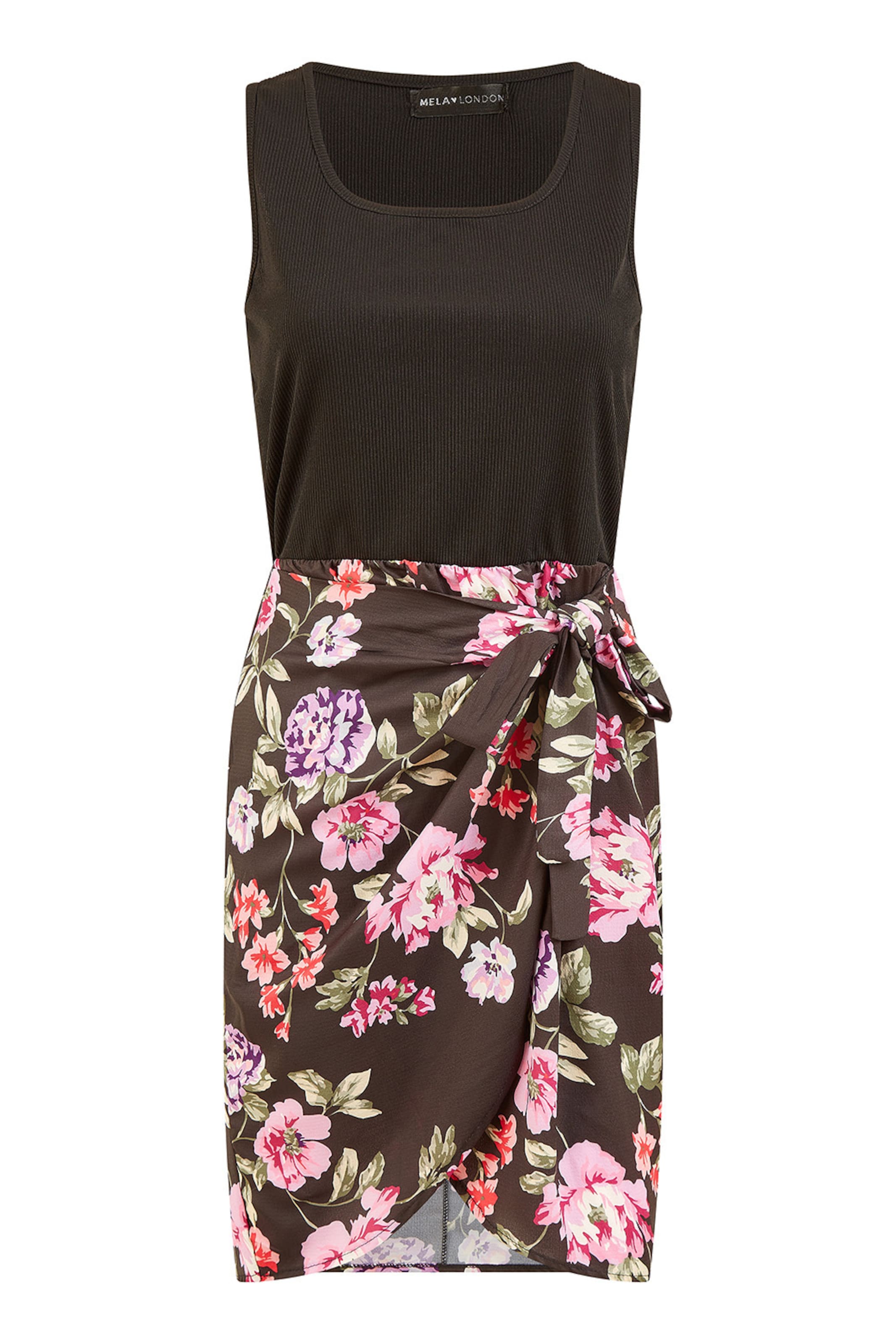 Mela London Платье в Черный: спереди