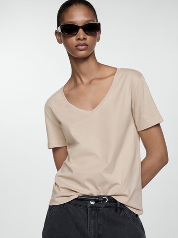 MANGO T-Shirt 'CHALAPI' in Beige: Vorderseite