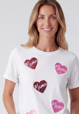 T-shirt usha BLUE LABEL en blanc