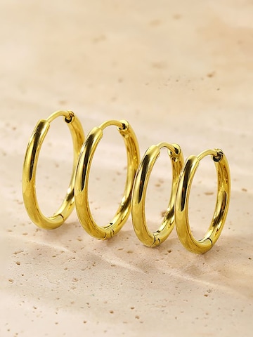 Hey Happiness - Pendientes 'Stack Duo' en oro