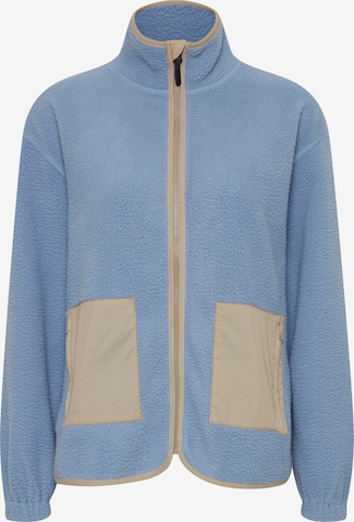 Oxmo Between-Season Jacket 'Oxpiper' in Blue: front