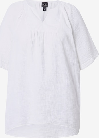 Ulla Popken Tuniek in Wit: voorkant